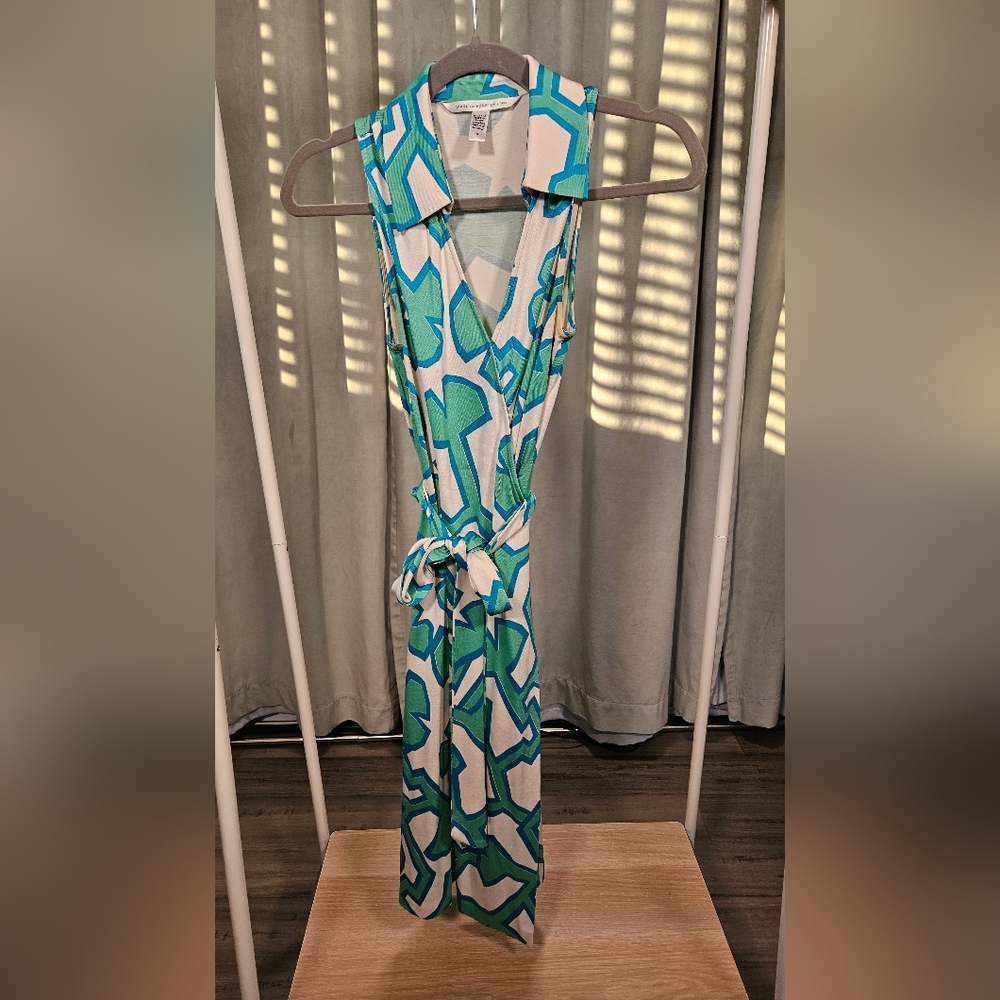 Vintage DVF wrap silk dress